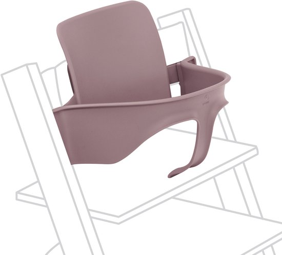 Stokke Tripp Trapp Baby Set2, Heather Mauve - 2024 versie - Leeftijd 6-36 maanden - Verander de Tripp Trapp stoel in een comfortabele kinderstoel van Stokke