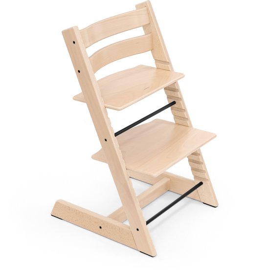 Stokke Tripp Trapp bundel Natural | Babyset Natural | Newborn wit/grijs | Tray White | Kussenset Nordic Grey van Merkloos