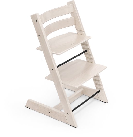 Stokke Tripp Trapp bundel White Wash | Babyset White | Newbornset wit/grijs | Tray White | Kussenset Nordic Grey