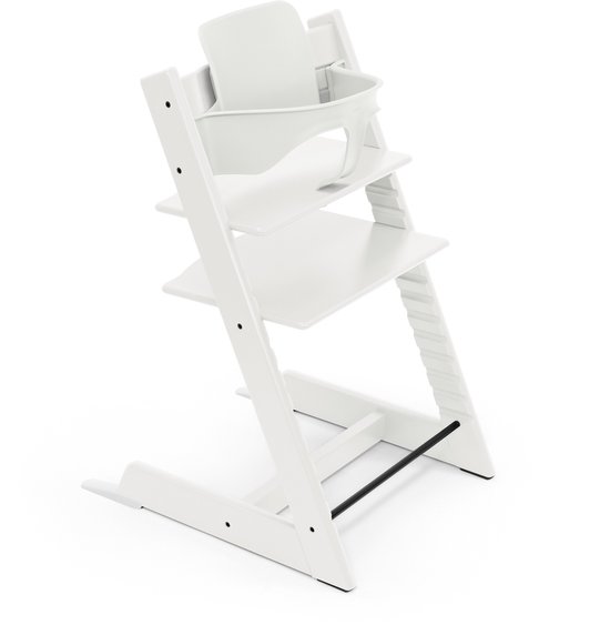 Stokke® Tripp Trapp® Bundle Stoel White | Babyset White | Tray White van Stokke