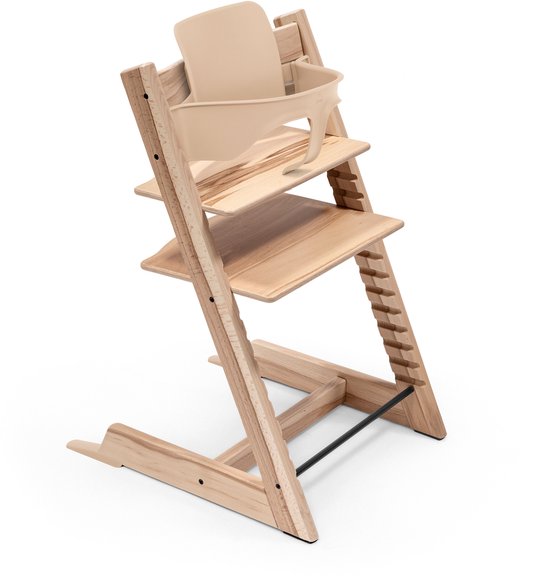 Stokke® Tripp Trapp® Bundle Stoel Wild Wood | Babyset Natural | Tray White