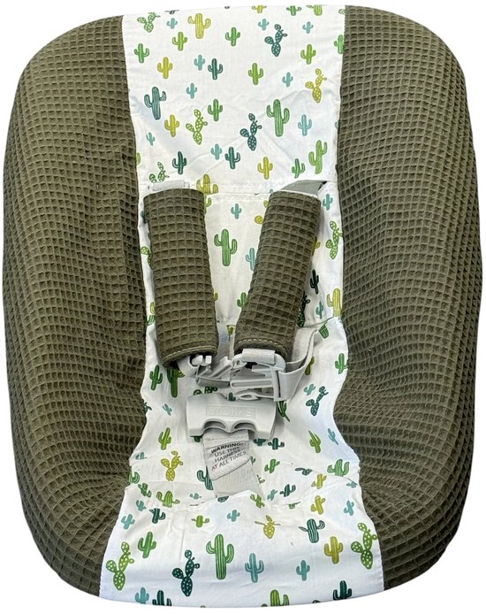 Stokke Tripp Trapp Newborn hoes legergroen cactussen