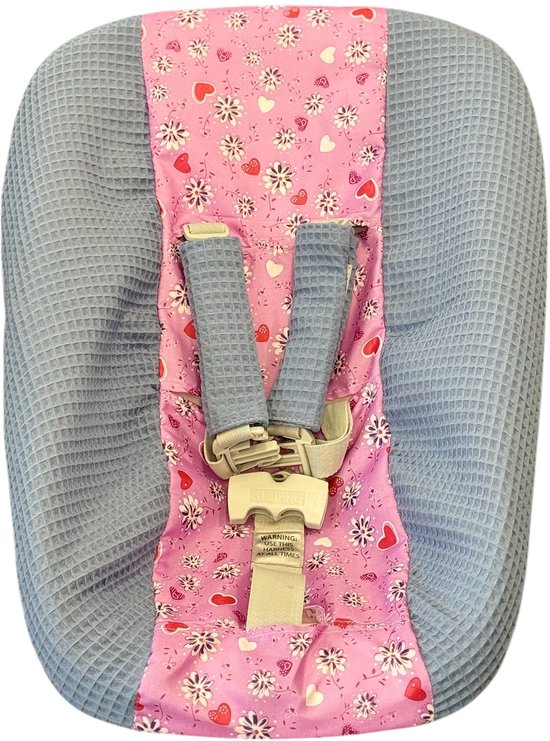 Stokke Tripp Trapp Newborn hoes Lila hartjes