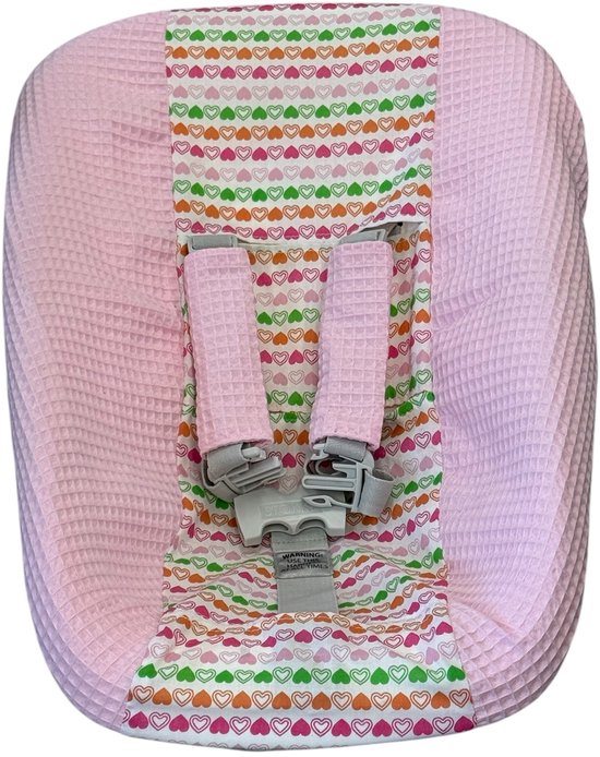 Stokke Tripp Trapp newborn hoes roze gekleurde hartjes van Stokke