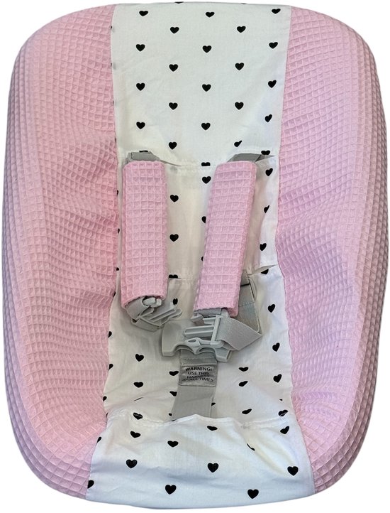 Stokke Tripp Trapp newborn hoes roze hartjes van Merkloos