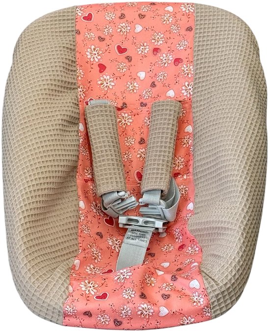 Stokke Tripp Trapp Newborn hoes zand beige bloem hartje