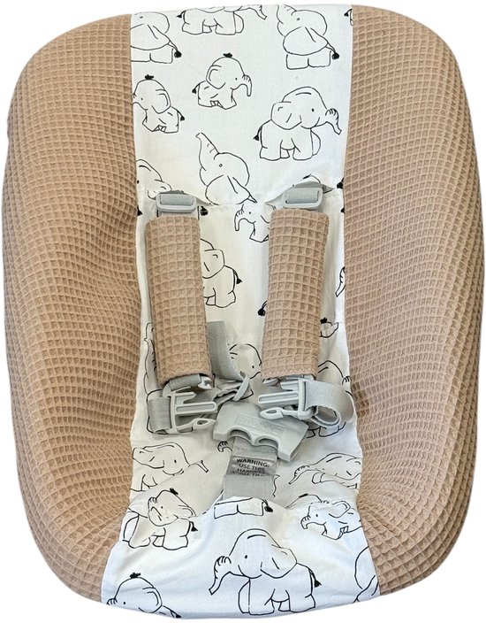 Stokke Tripp Trapp newborn hoes zand ecru beige taupe olifant van Merkloos