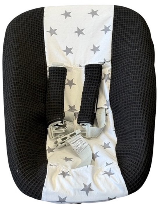 Stokke Tripp Trapp newborn hoes zwart grote sterren