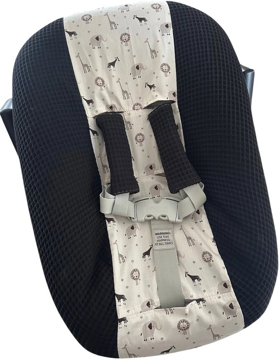 Stokke Tripp Trapp Newborn hoes zwart nieuwe diertjes van Merkloos