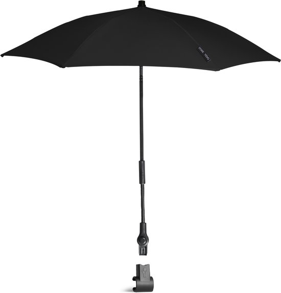Stokke YOYO-parasol, zwart - UPF 50+-bescherming, verbeterde dekking - voor YOYO-kinderwagen met 0+ Newborn Pack, reiswieg of 6+ Color Pack