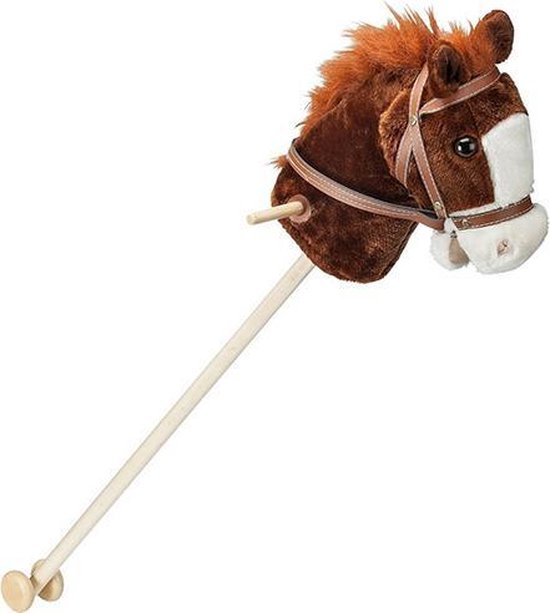 Stokpaardje Bruin Zonder geluid van Angel Toys