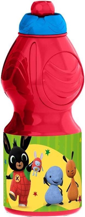 Stor Drinkfles Pop-up Bing 400 Ml Rood van Stor 