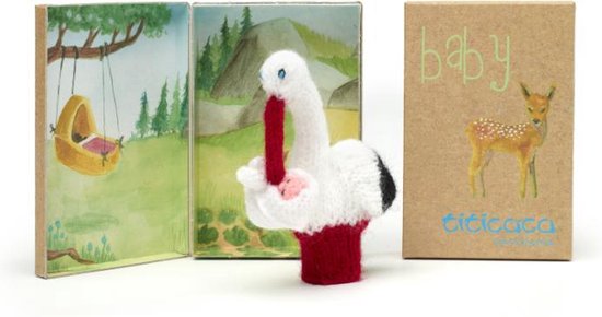 Stories - Baby Vingerpopje ooievaar van Lilliputiens