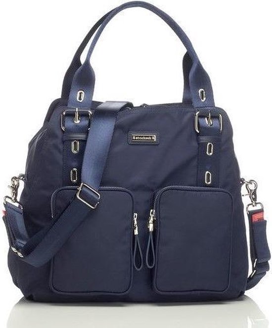 Storksak Luiertas Alexa 30x35x16cm - Blauw van Storksak