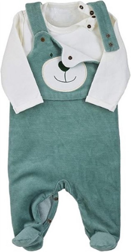 Strampler-Set Nicki Ben – Uniseks Baby Romperbroek – Comfortabele Babykleding – Zachte Stoffen Voor Pasgeborenen – 2-Delige Set van Merkloos