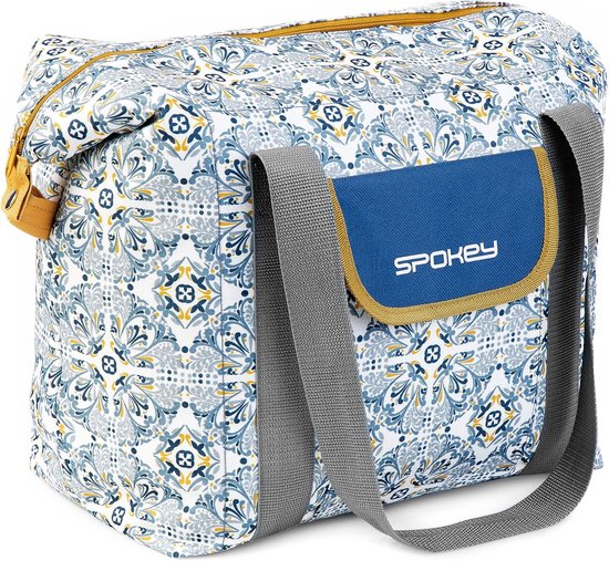 Strandtas Isolerend - Badtas Koeltas - Verse Snacks - Aluminium Binnenlaag - 52 x 20 x 40 cm - Blauw