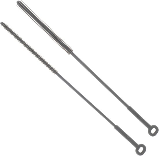 Straw Cleaning Brush - 2 Sizes - Reusable Silicone Brush - Washing Glass Metal Teapot