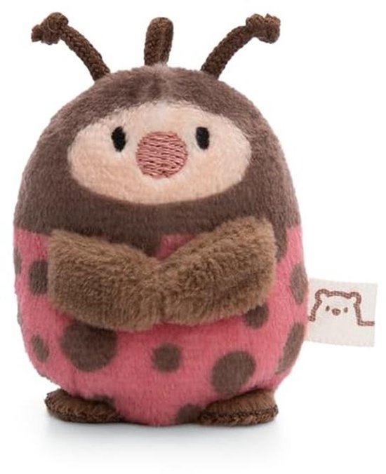 Stuffed Animal Ladybug Dozz 5cm Red - Plush Soft Toy, Cute Plush Toy for Cuddling and Playing, for Kids and Adults