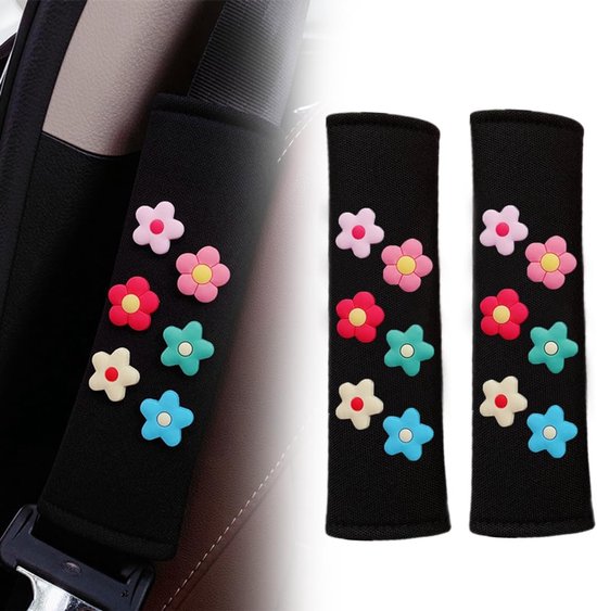 stuks veiligheidsgordelbeschermers veiligheidsgordelbeschermers veiligheidsgordelbeschermers veiligheidsgordelbeschermers hoofdsteunkussens volwassenen en kinderen van Merkloos