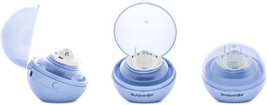 SUAVINEX Duccio UV-nomadische sterilisator voor lollies en fopspenen - denim van Suavinex