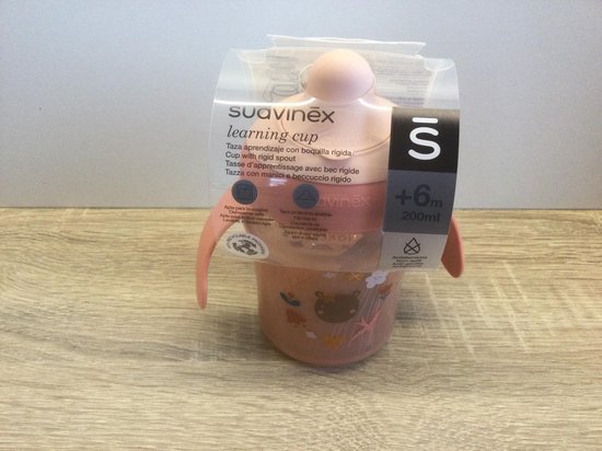 Suavinex Forest Roze Learning Cup Drinkbeker met Handvatten SXZFEE070119 van Suavinex