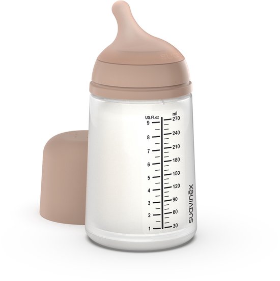 Suavinex Zero Zero Anti-Koliek Fles - Medium Flow - 270ml - Medium