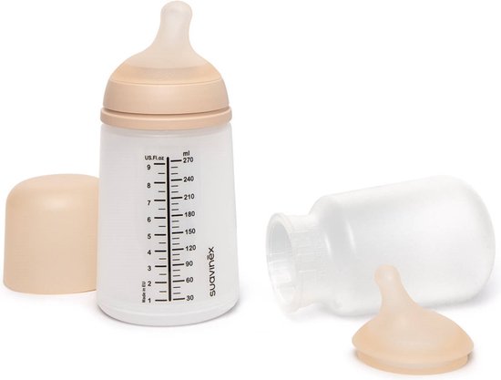 Suavinex Zero.Zero 270ml M Flow Starterset SXZBRF067416 van Merkloos