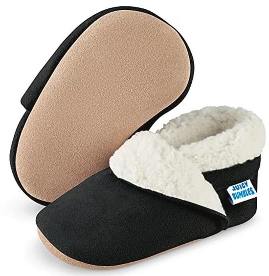Suède Babyslofjes met Fleece Voering - Comfortabele Schoentjes voor Kleuters en Kinderen van Merkloos