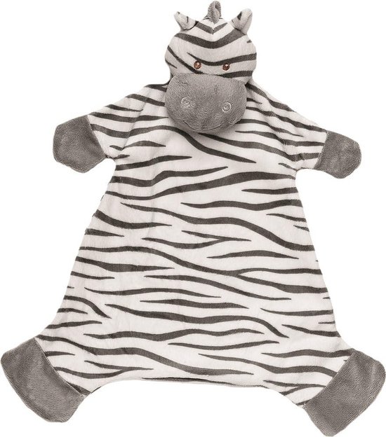 Suki Gifts 10043 knuffeldoek Zooma Zebra, circa 43,8 cm
