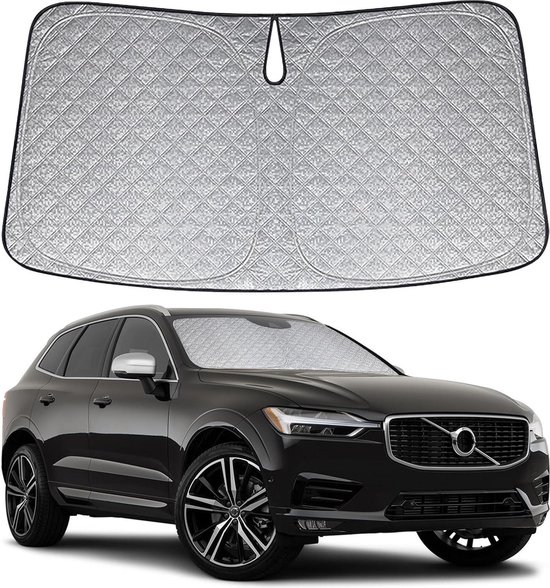 Sun Shade for Volvo XC60 2018-2024 Windscreen - Folding Parasol with UV Protection - Reflective Dust Protection - Sun Protection Film - Car Accessories van Merkloos
