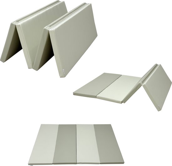 Sunny Dani Foam Speelmat – Opvouwbare Foam Mat – Softplay - Zacht en Veilig Speelkleed – Beige en Grijs – Vanaf 3 maanden van Sunny Dani