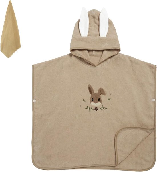 Super Absorberende Babybadponcho met Kap - Badhanddoek voor Pasgeborenen en Peuters 0-3 Jaar, Ideaal voor Bad- en Zwemuitjes