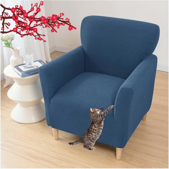 Super Stretch Anti Slip Kuip Stoelhoes met Armen voor Woonkamer van Merkloos