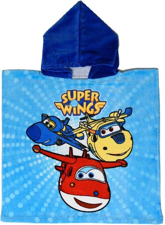 Super Wings Team - Poncho - 50 x 100 cm - Multi