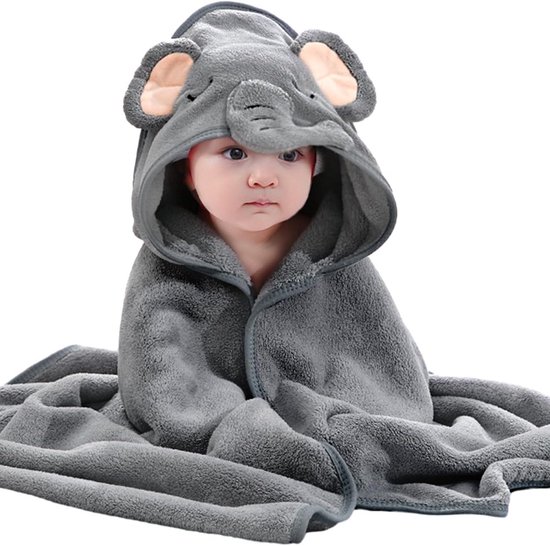 Super Zachte Baby Badhanddoek met Capuchon voor Pasgeborenen van Merkloos