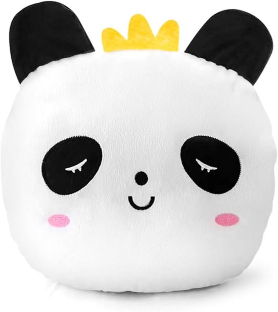 Super Zachte Pluche Handmof Panda - Warme Handen & Knuffelkussen voor Kinderen en Baby's van Merkloos