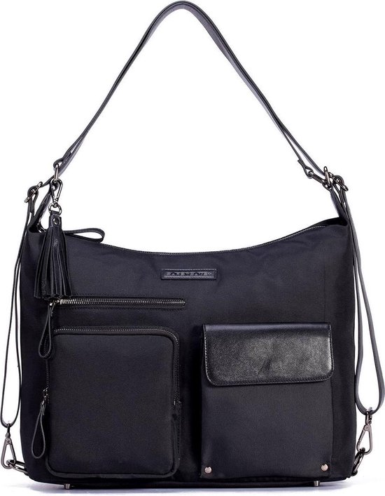 Supercute -  4 in 1 Luiertas - Smartbag - Zwart - Antraciet van Supercute
