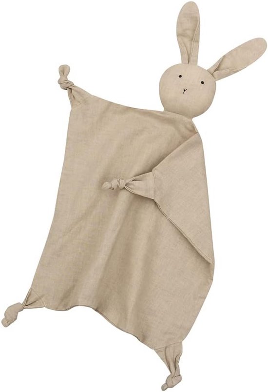 Superzacht KATOENEN Knuffeldoek Haasje - Comfortabel Speeltje & Knuffel voor Baby's (0+ maanden) van Merkloos