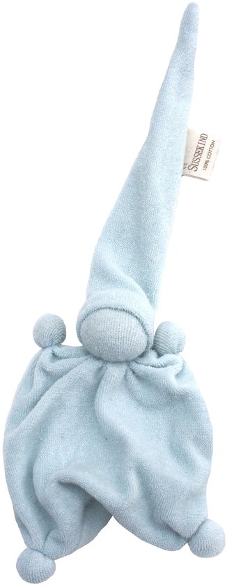 Sussekind Duimpopje badstof licht blauw van Merkloos