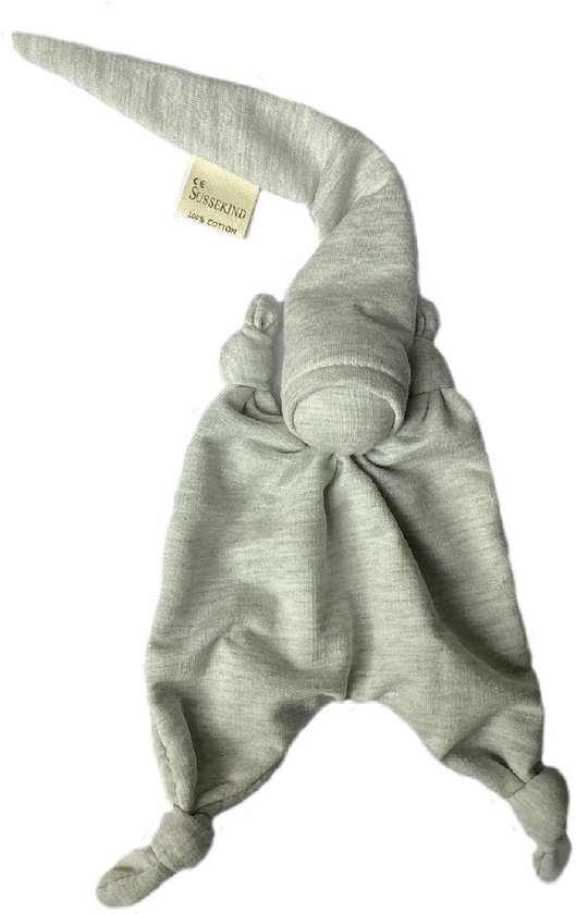 Sussekind Knooppopje tricot licht grijs mêlee van Merkloos