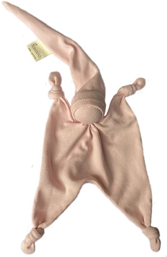 Sussekind Knooppopje tricot pastel roze van Merkloos