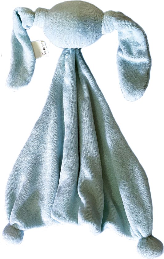 Sussekind Meesleepbeest badstof pastel blauw van Little Dutch
