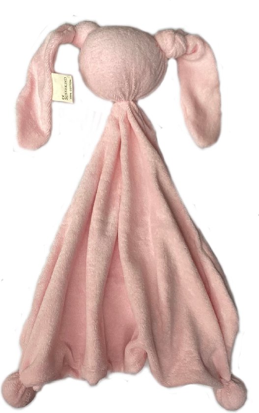 Sussekind Meesleepbeest badstof pastel roze van Meyco