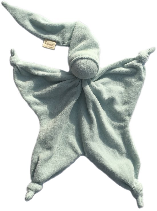 Sussekind Ster-pop badstof pastel blauw van Merkloos