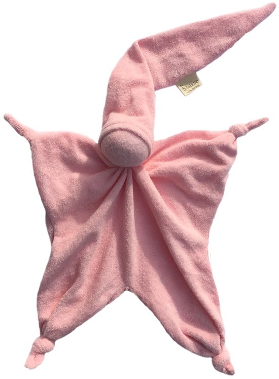 Sussekind Ster-pop badstof pastel roze van Merkloos