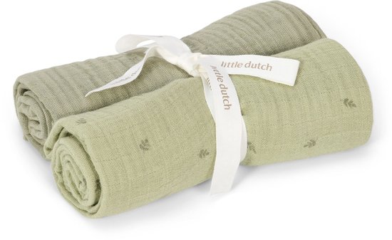 Swaddle - Groen - Essentials van Mamaloes