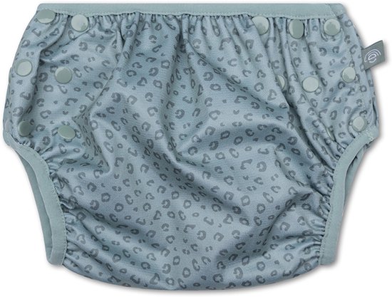 Swim Essentials - zwemluier - 0-3 Jaar - Groen - Luipaardprint - verstelbaar