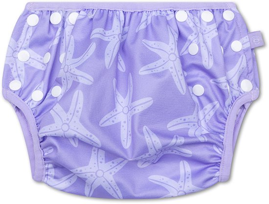 Swim Essentials - zwemluier - 0-3 Jaar - Lila - Sterrenprint - verstelbaar