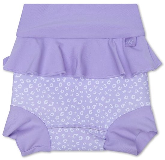 Swim Essentials - zwemluier baby - Lila - Luipaardprint - neopreen