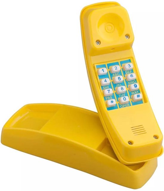 Swing King telefoon kunststof geel van Swing King